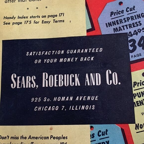Vintage Sears 1949‎ Mid Summer Shopping Sale Catalog Book - Picture 4 of 11